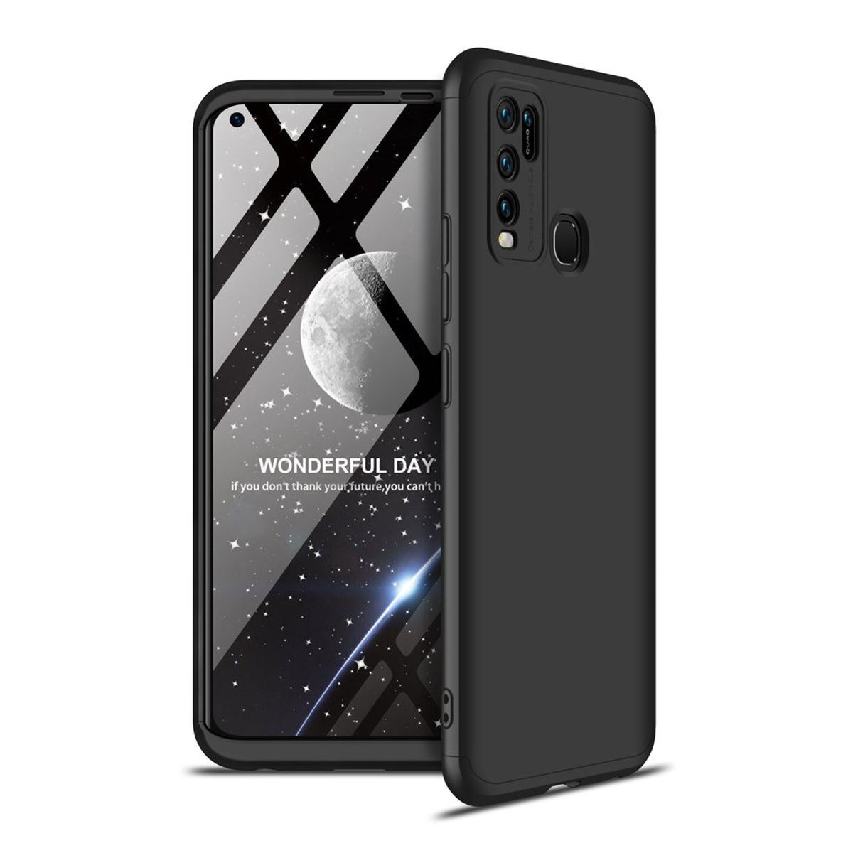 GENERICO - Funda Carcasa Estuche Protector Para Vivo Y50 Negro