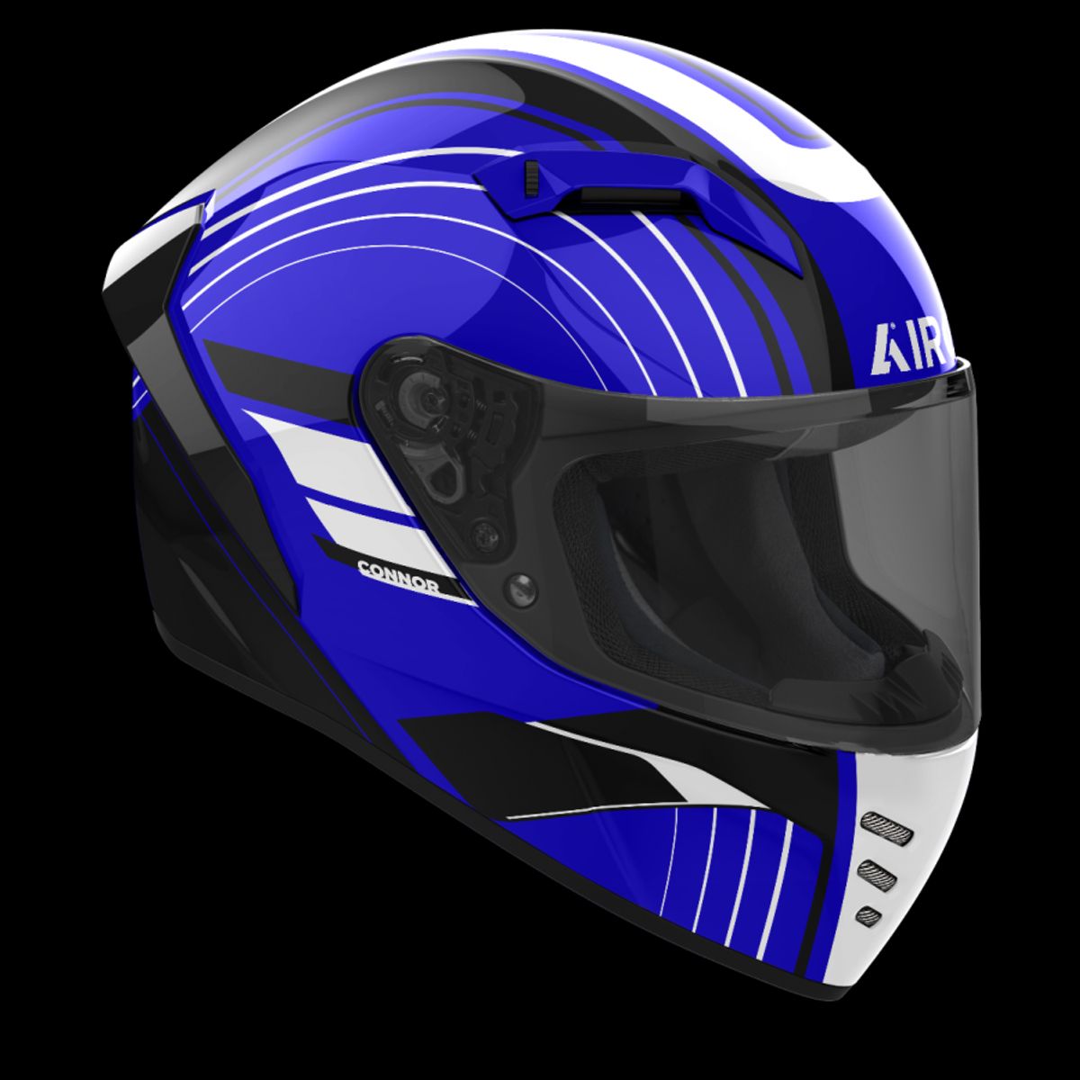 AIROH - CASCO AIROH CONNOR ACHIEVE AZUL BRILLO ECE 22.06 TALLA M