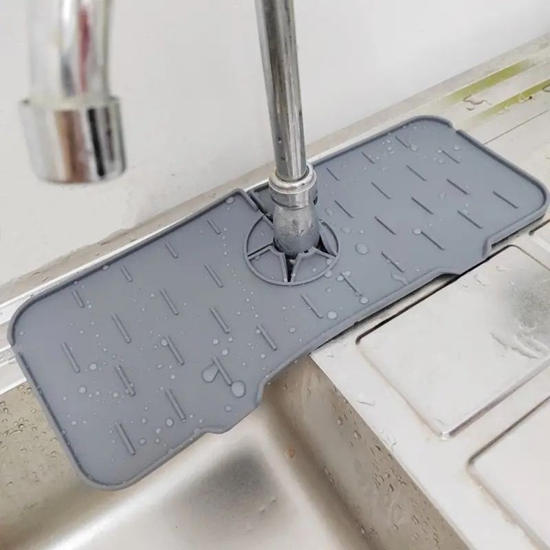GENERICO - Escurridor Silicona Lavaplatos Protector Grifo Loza Cocina