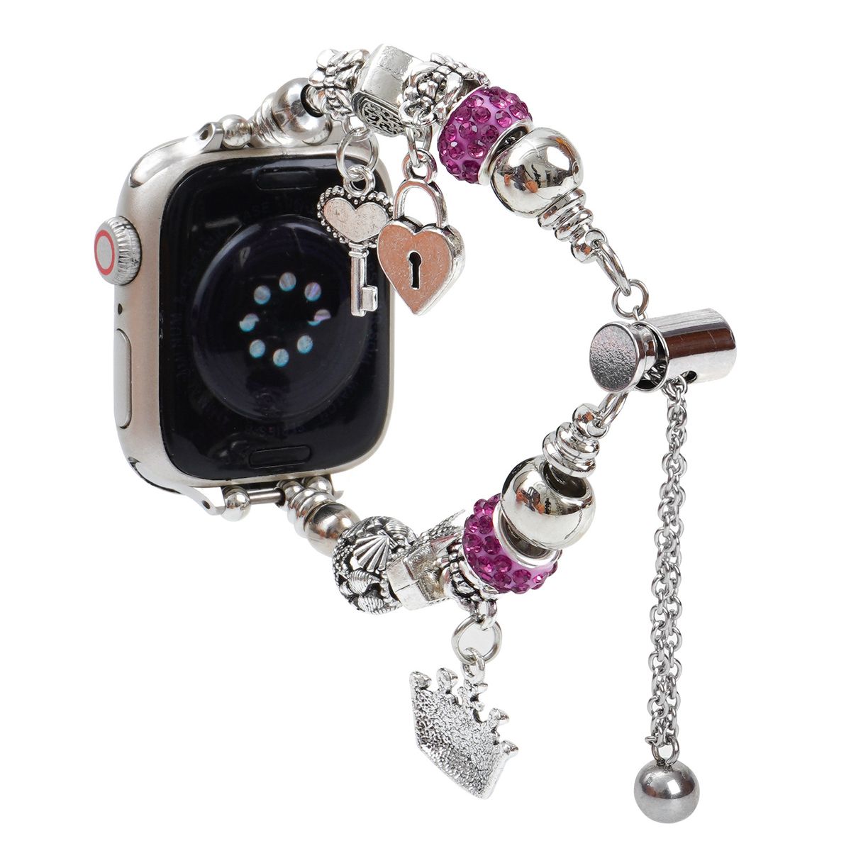 GENERICO - Manilla Tipo Pandora Para Apple De 42-44-45 Mm