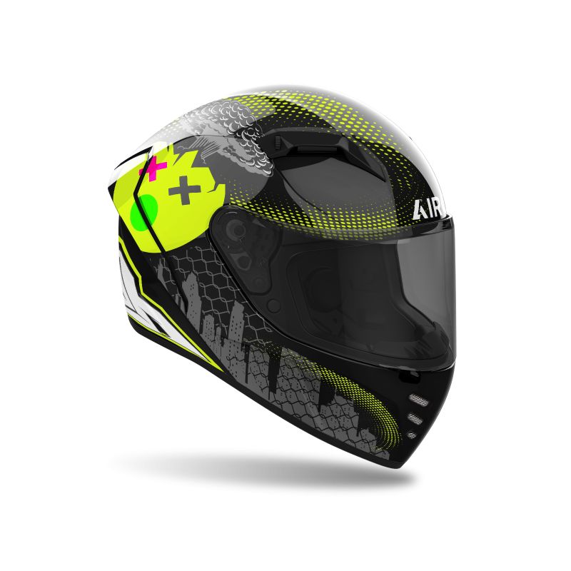 AIROH - CASCO AIROH CONNOR GAMER BRILLO ECE 22.06 TALLA XL