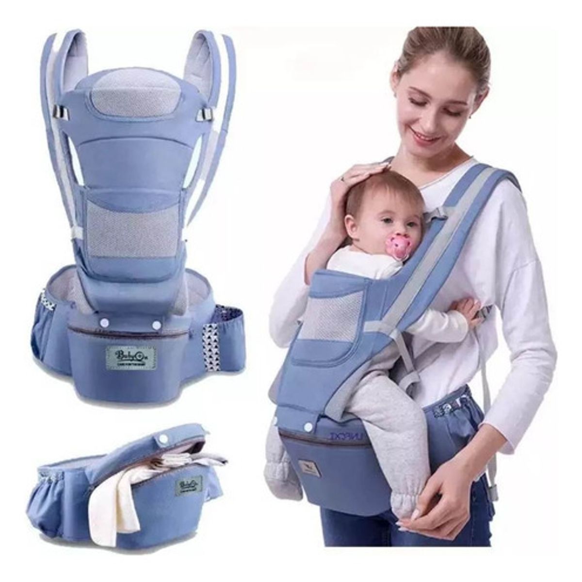 BABY ALIVE - Cargador Canguro Para Bebe Ergonómico Asiento Comodidad