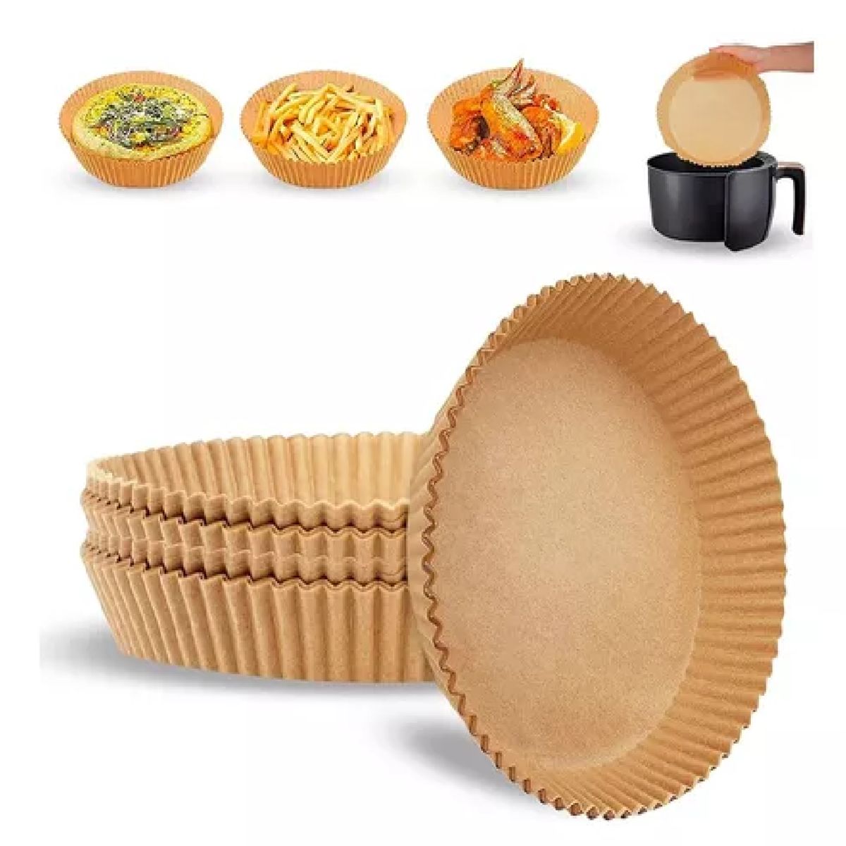 SKY - Revestimientos De Papel De Pergamino Para Freidoras De Aire