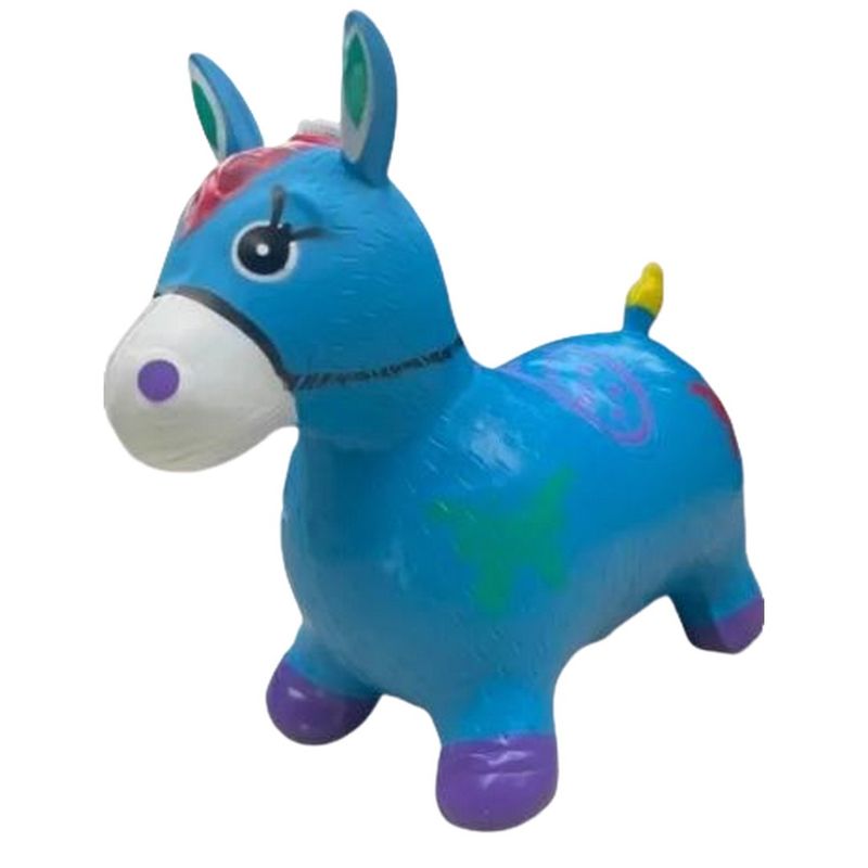 GENERICO - Burrito Saltarín Inflable Para Niño y niña con sonido Azul