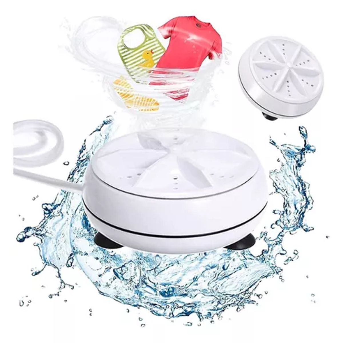 GENERICO - Mini Lavadora Turbina Portátil