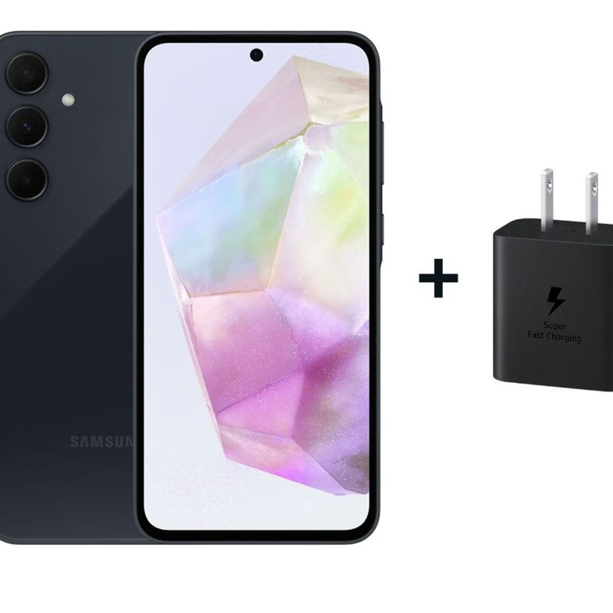 SAMSUNG - Celular Samsung A36 5G 256GB-Incluye Adaptador Carga 25W-8GB RAM-Cámara 50 MP-Frontal 12MP-6.7" Negro