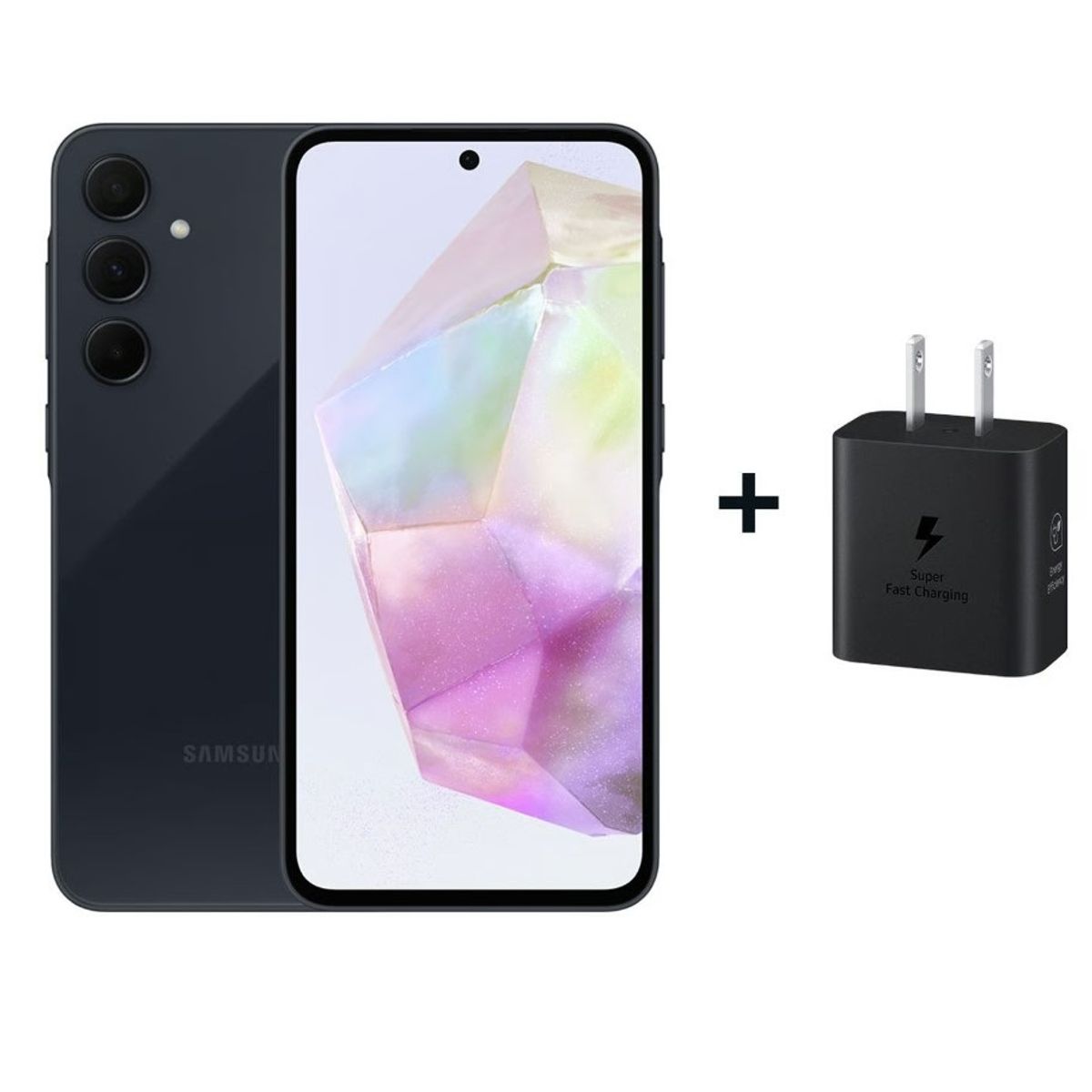 SAMSUNG - Celular Samsung A36 5G 256GB-Incluye Adaptador Carga 25W-8GB RAM-Cámara 50 MP-Frontal 12MP-6.7" Negro