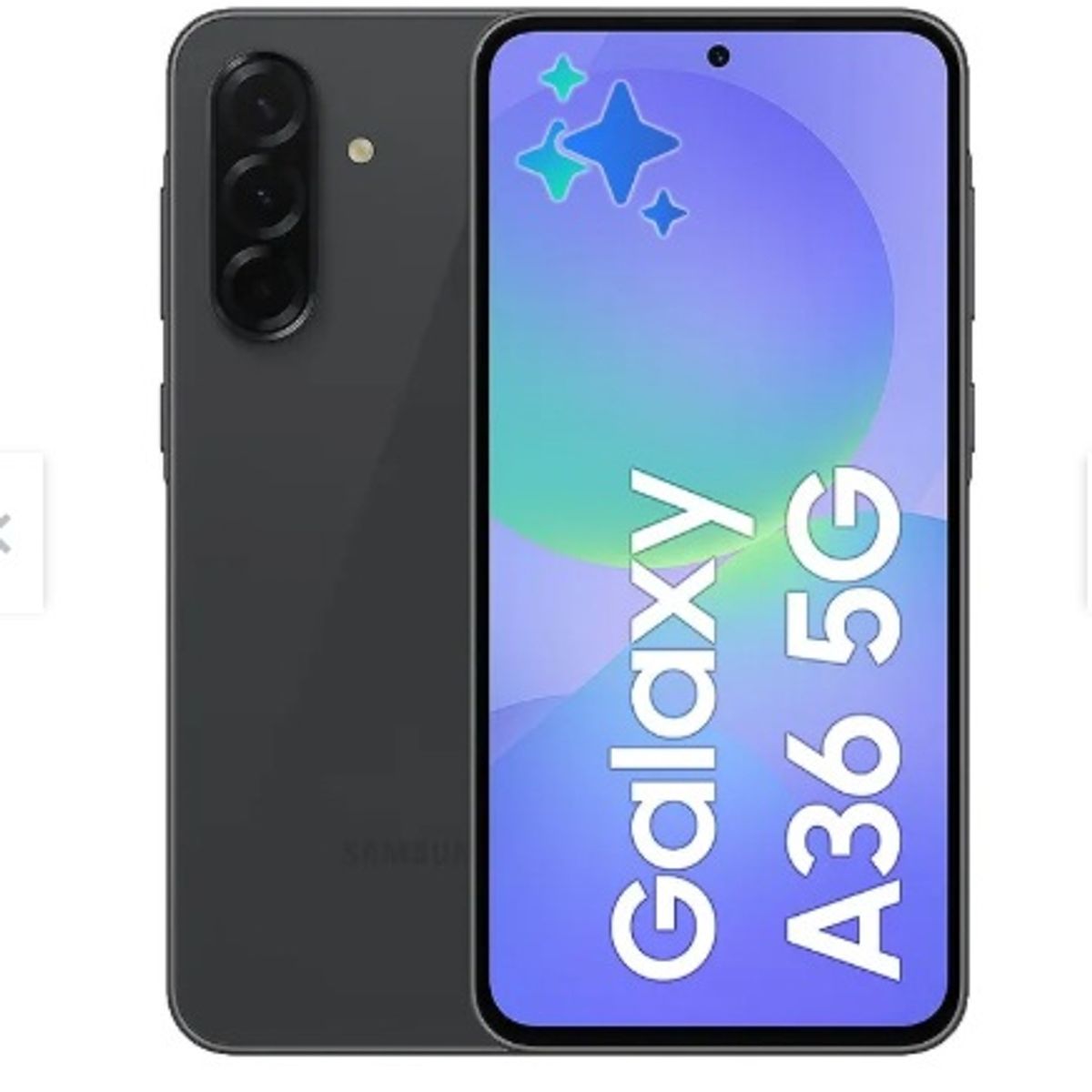 SAMSUNG - Celular Samsung A36 5G 256GB-Incluye Adaptador Carga 25W-8GB RAM-Cámara 50 MP-Frontal 12MP-6.7" Negro