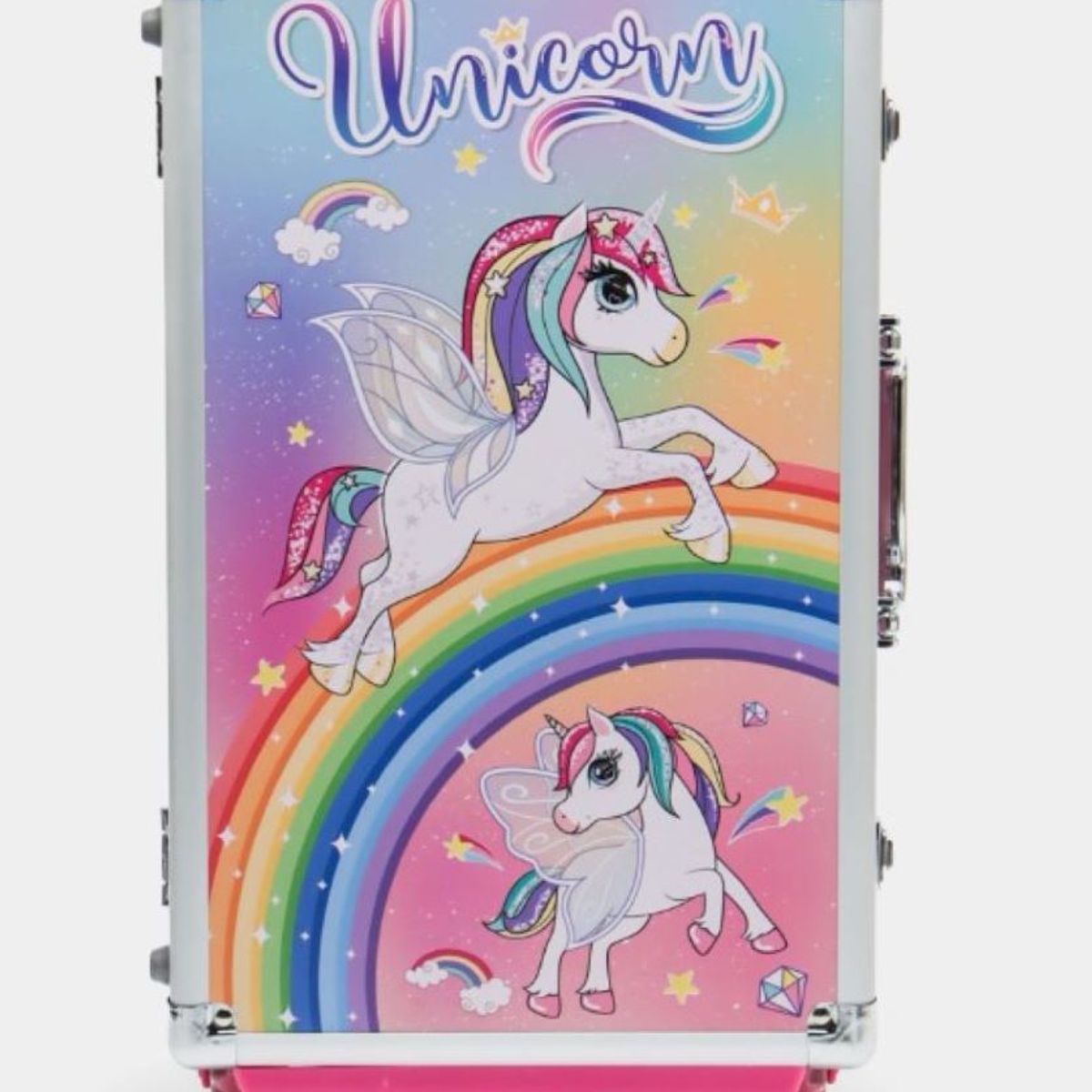 GENERICO - Maleta Carro De Maquillaje Unicornio Y Accesorios