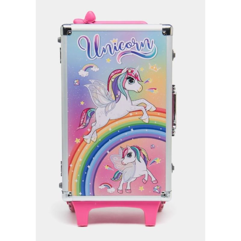 GENERICO - Maleta Carro De Maquillaje Unicornio Y Accesorios