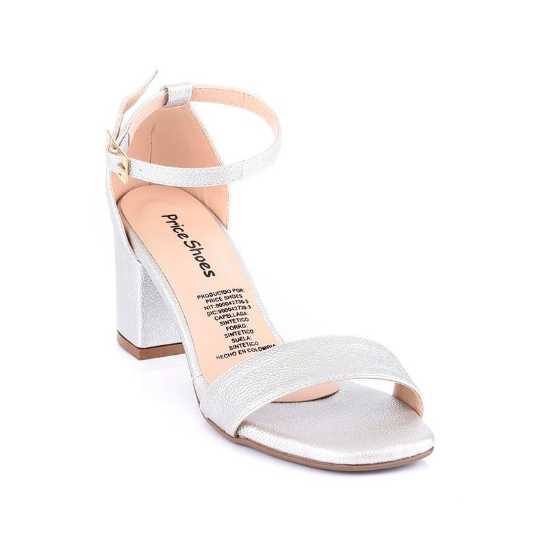 PRICE SHOES - Price Shoes Tacones Moda Mujeres 962CR599PLATA