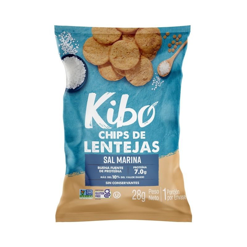 KIBO - Chips Kibo Lenteja Sal Marina X 28G