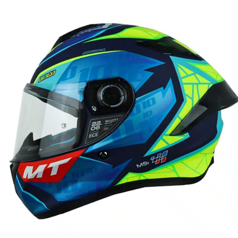 MT HELMETS - CASCO MT HELMETS TARGO S DIOGO MOREIRA C7  BRILLO TALLA XL