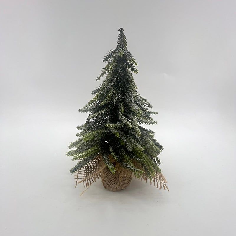 BURICA - ARBOL MESA 27CM BASE YUTE VERD