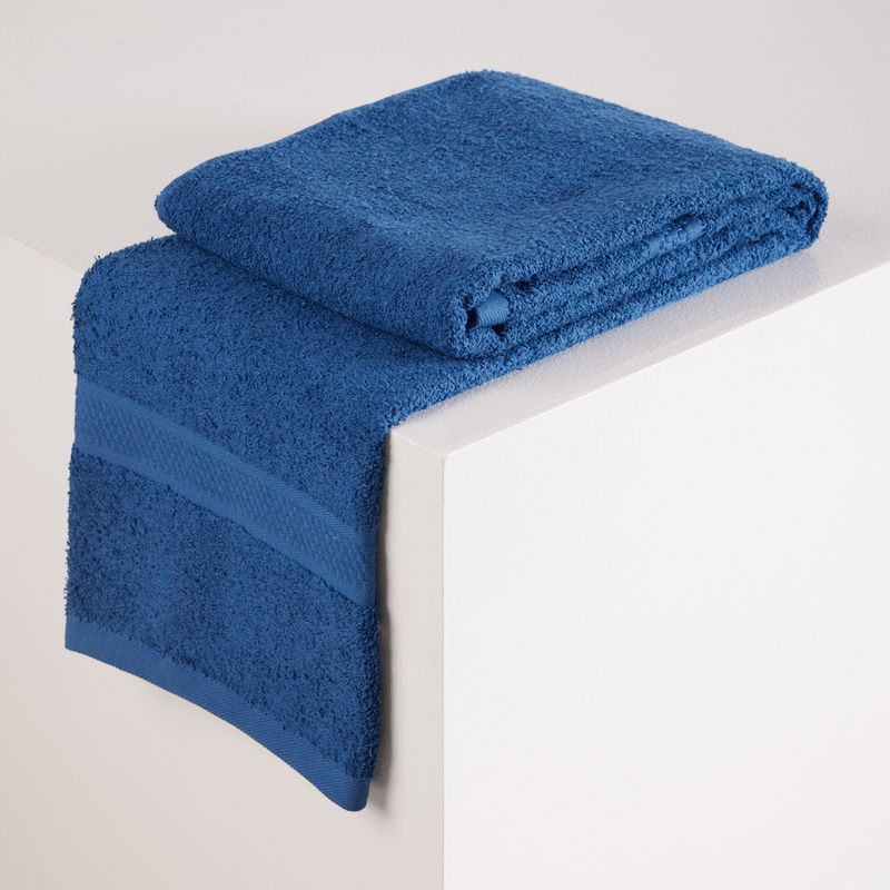 DISTRIHOGAR - Toalla de Cuerpo Ricu 480gr Azul 70 x 140