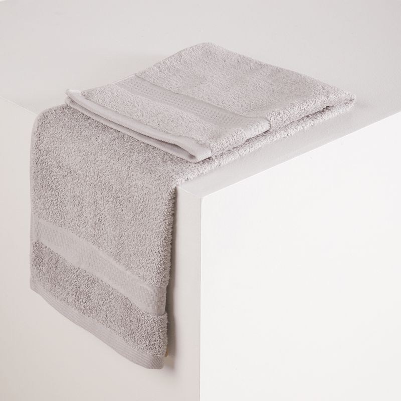 DISTRIHOGAR - Toalla de Manos Ricu 480gr Gris 50 x 80