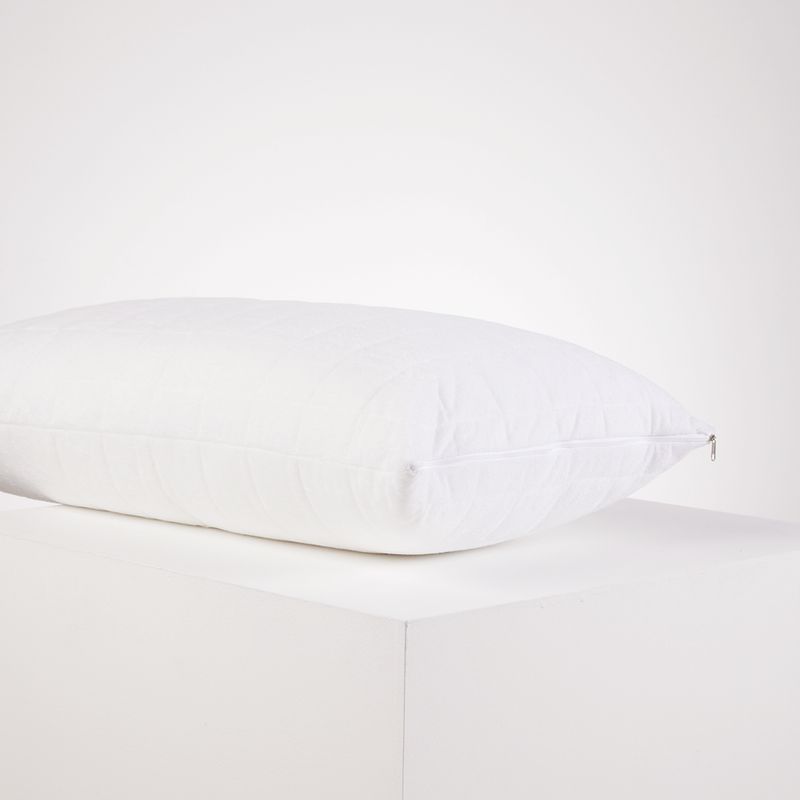 DISTRIHOGAR - Almohada Softshield Soporte Medio Impermeable 50 X 90 Cm