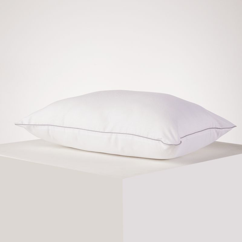 DISTRIHOGAR - Almohada Tela Texturizada Soporte Medio/Firme 45 X 65 Cm