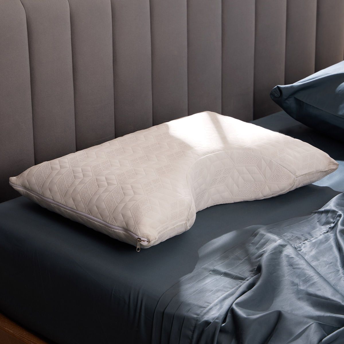 DISTRIHOGAR - Almohada Rest-art Crescent Foam Viscoelástica 40 X 60 Cm