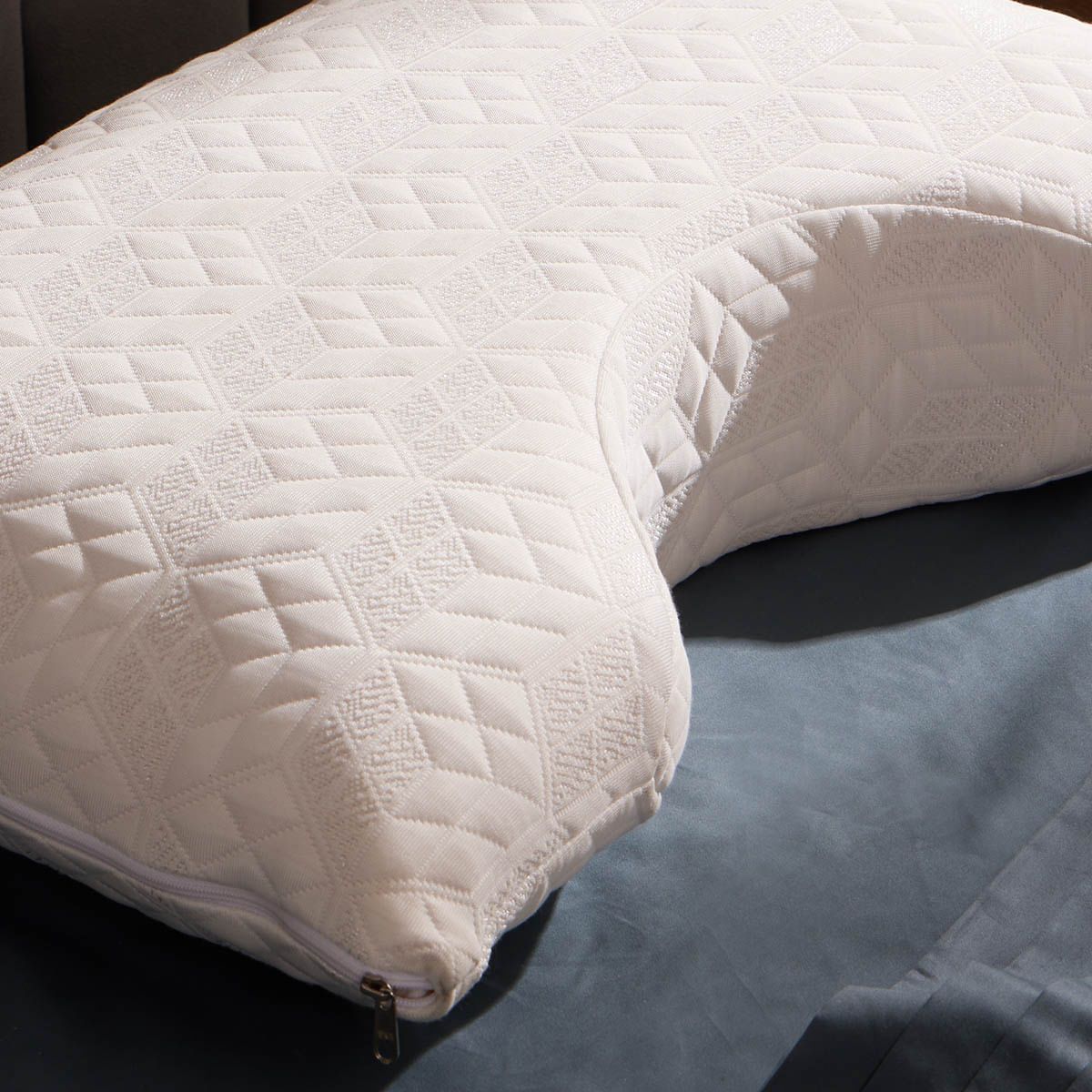 DISTRIHOGAR - Almohada Rest-art Crescent Foam Viscoelástica 40 X 60 Cm