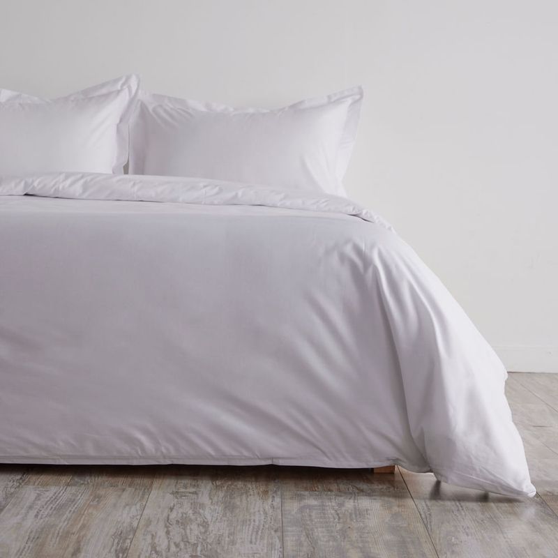 DISTRIHOGAR - Cover Duvet Hotel Experience 250 Hilos Poli Blanco Semidoble