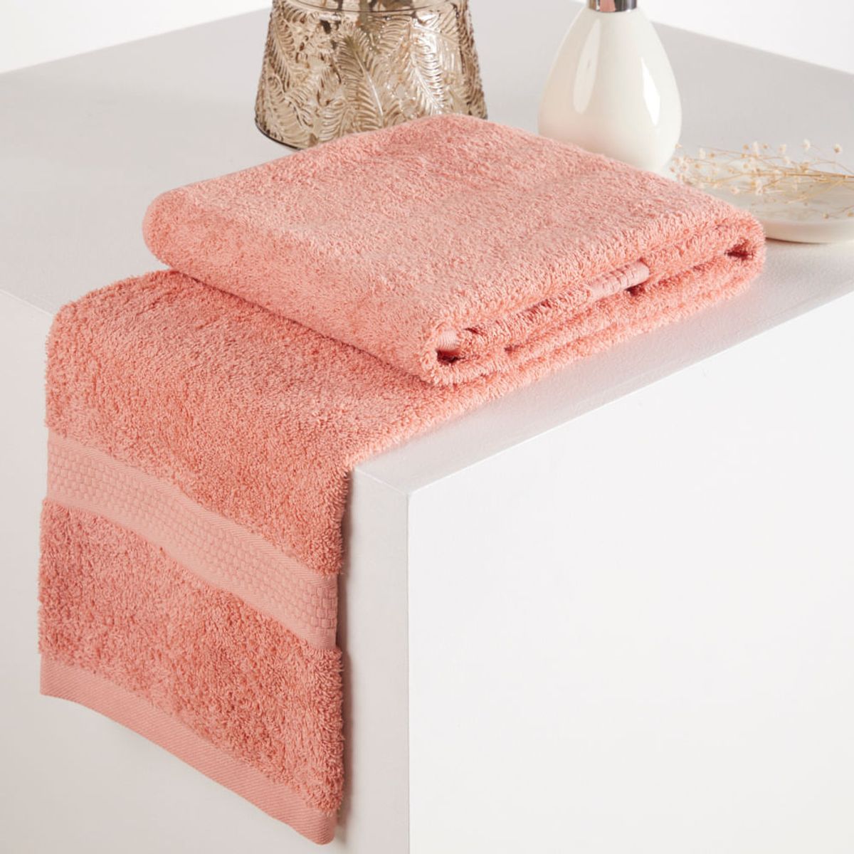 DISTRIHOGAR - Toalla de Cuerpo Ricu 480gr Terracota 70 x 140