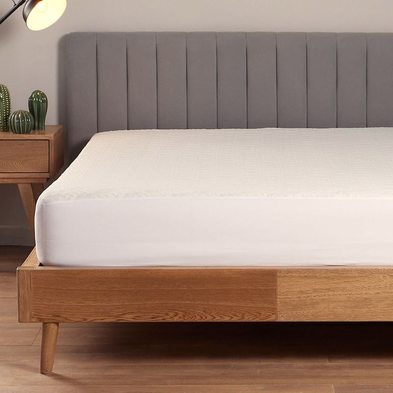 DISTRIHOGAR - Protector De Colchón Sensación Fría Ice Touch Semidoble