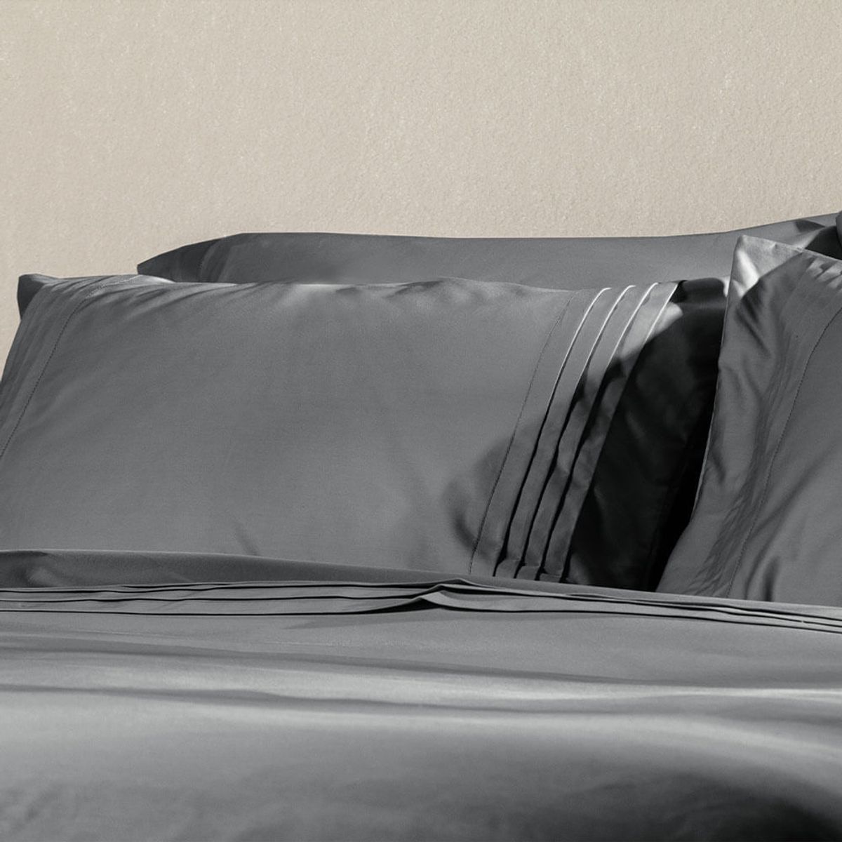 DISTRIHOGAR - Cover Duvet 400 hilos 100% Algodón Cairo Gris Sencillo