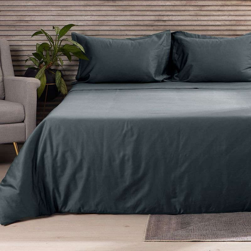 DISTRIHOGAR - Cover Duvet 400 hilos 100% Algodón Menfis Storm Queen
