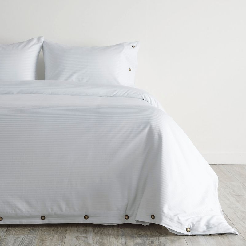 DISTRIHOGAR - Cover Duvet Hotel Experience 300 hilos Algodón Blanco Queen