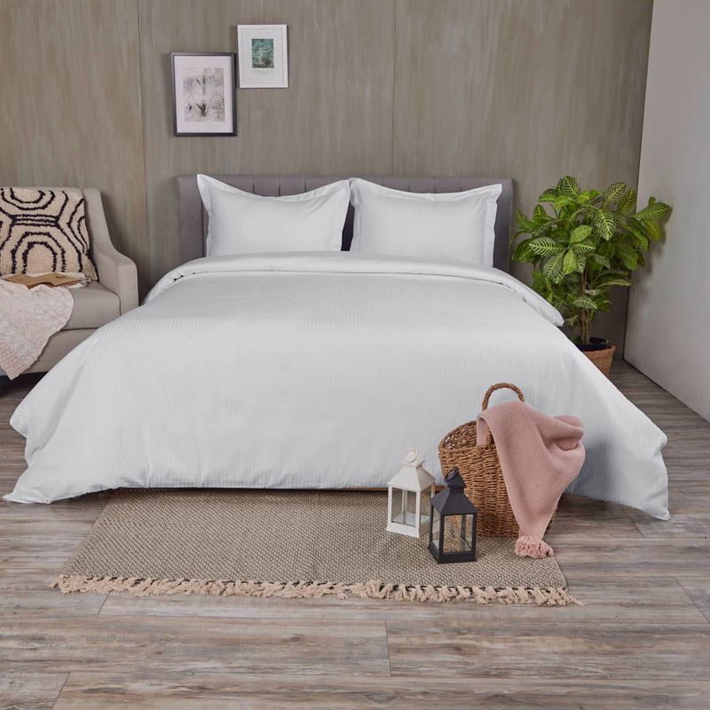 DISTRIHOGAR - Cover Duvet Hotel Experience 250 Hilos Poli Blanco King