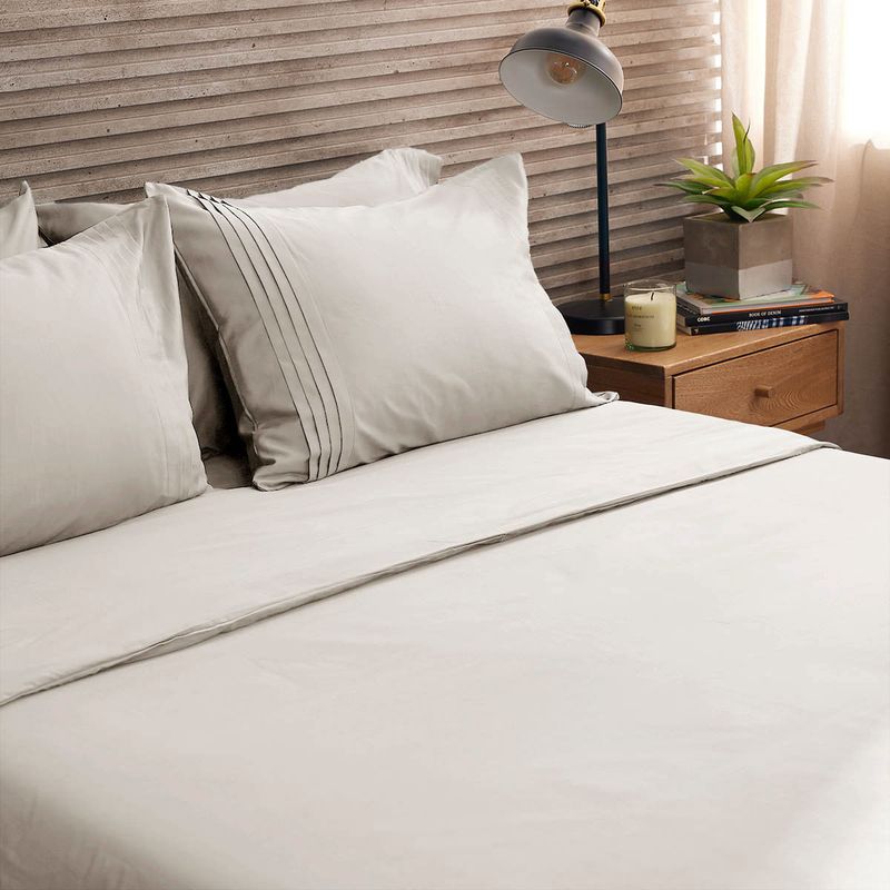 DISTRIHOGAR - Cover Duvet 400 Hilos 100% Algodón Cairo Arena Doble