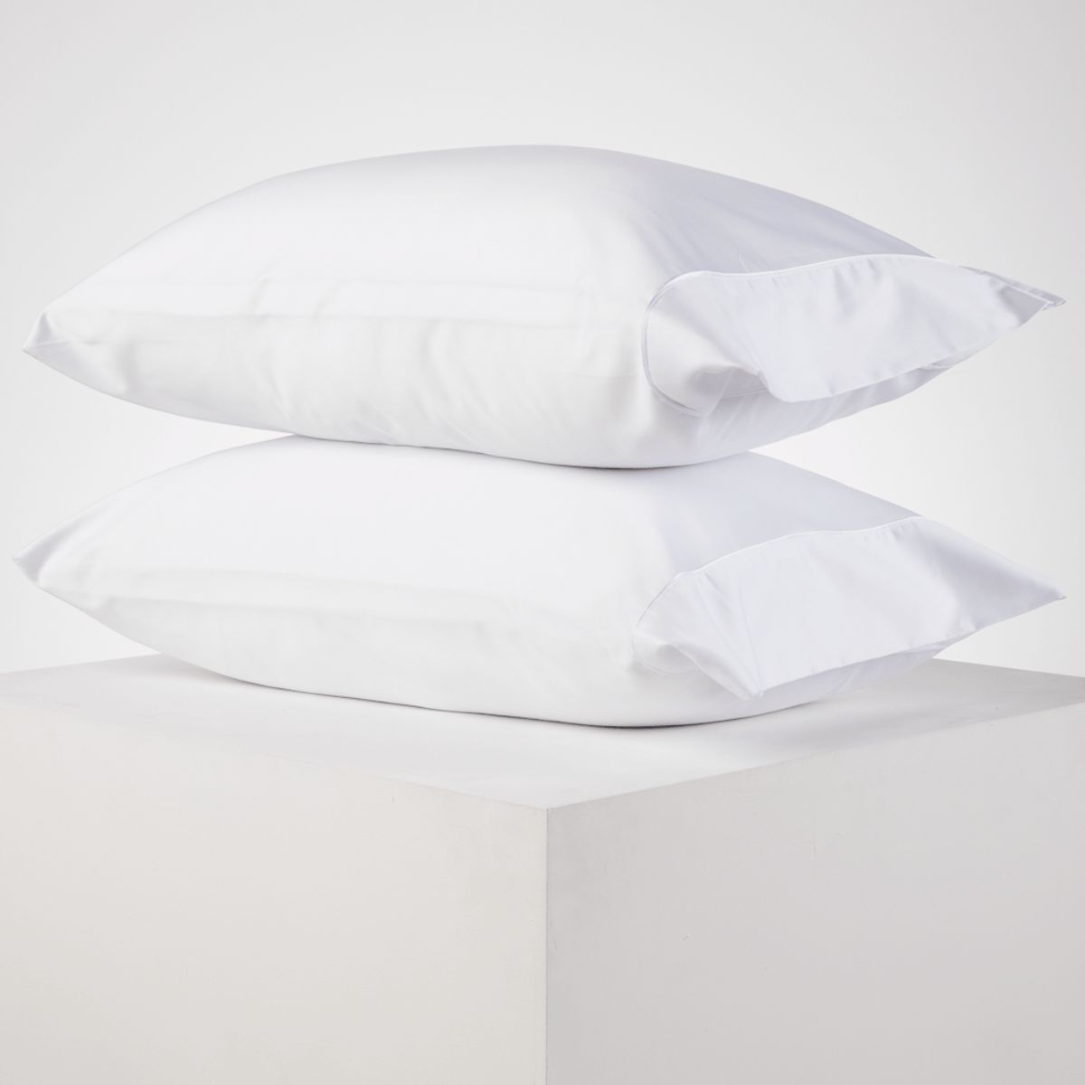 DISTRIHOGAR - Set X 2 Fundas Menfis 400 Hilos Blanco Marfil 48 X 75 Cm