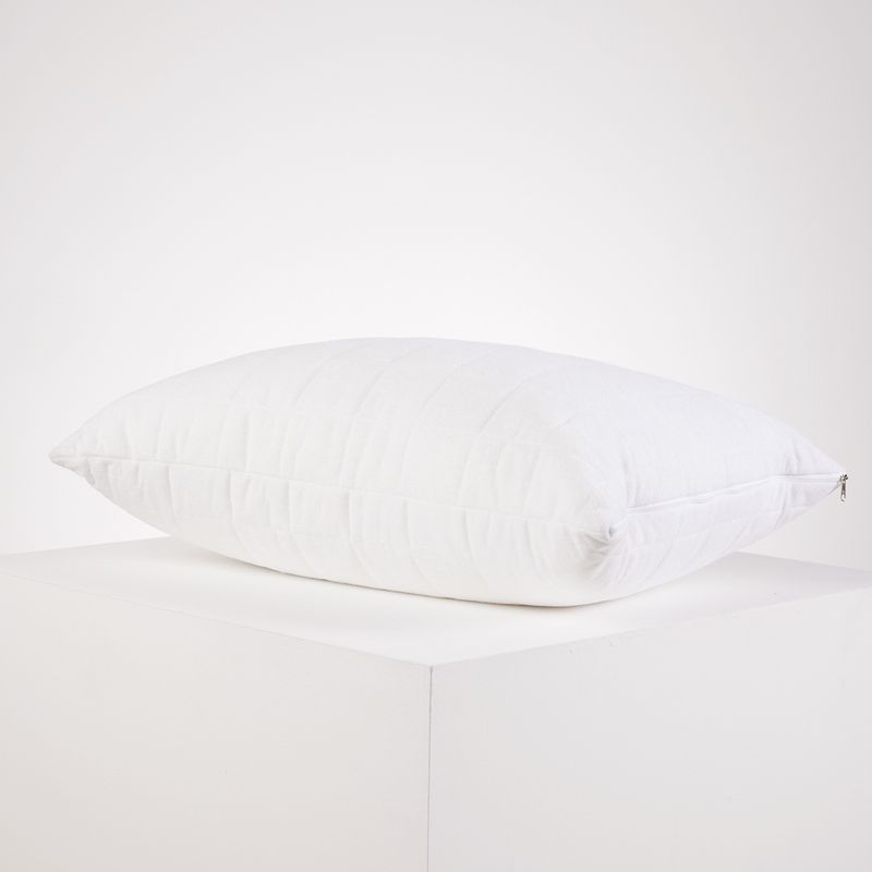 DISTRIHOGAR - Almohada Softshield Soporte Medio Impermeable 50 X 70 Cm