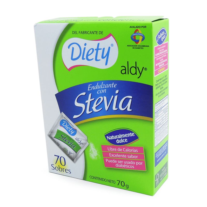 GENERICO - Endulzante Stevia X 70 Sobres.aldy