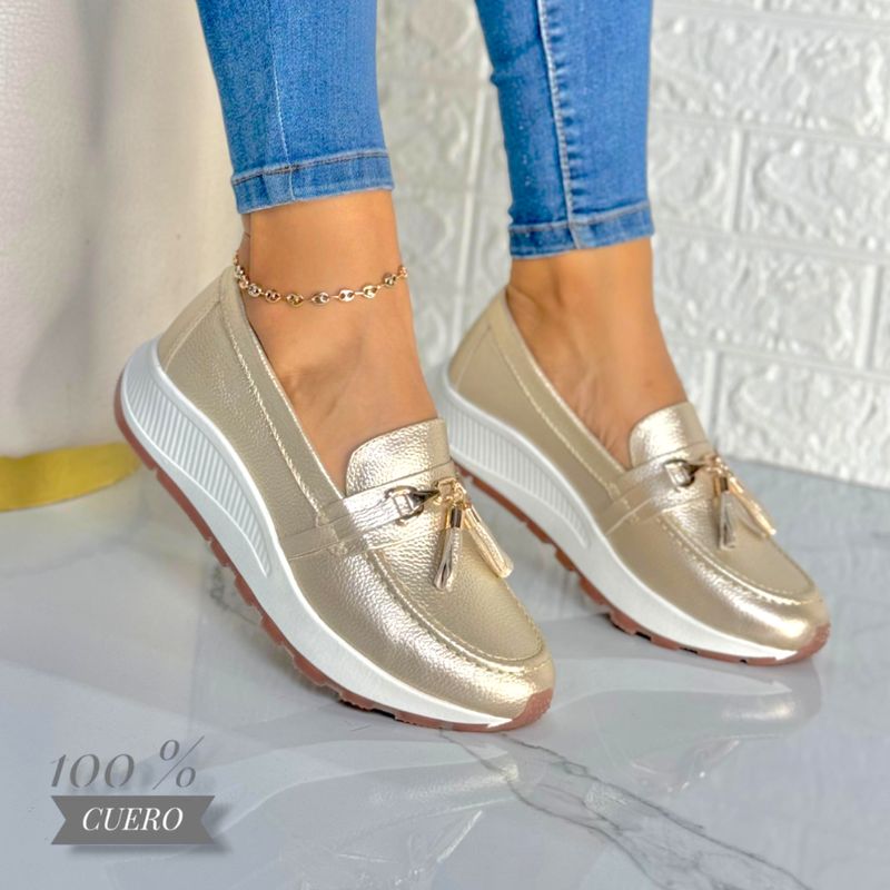 EVEGONZ - ZAPATOS EN CUERO CALZADO OXFORD DAMA