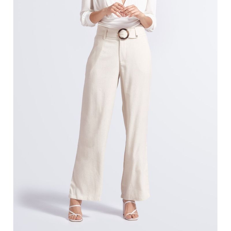 DEREK - Pantalon Para Mujer En Lino Derek.-