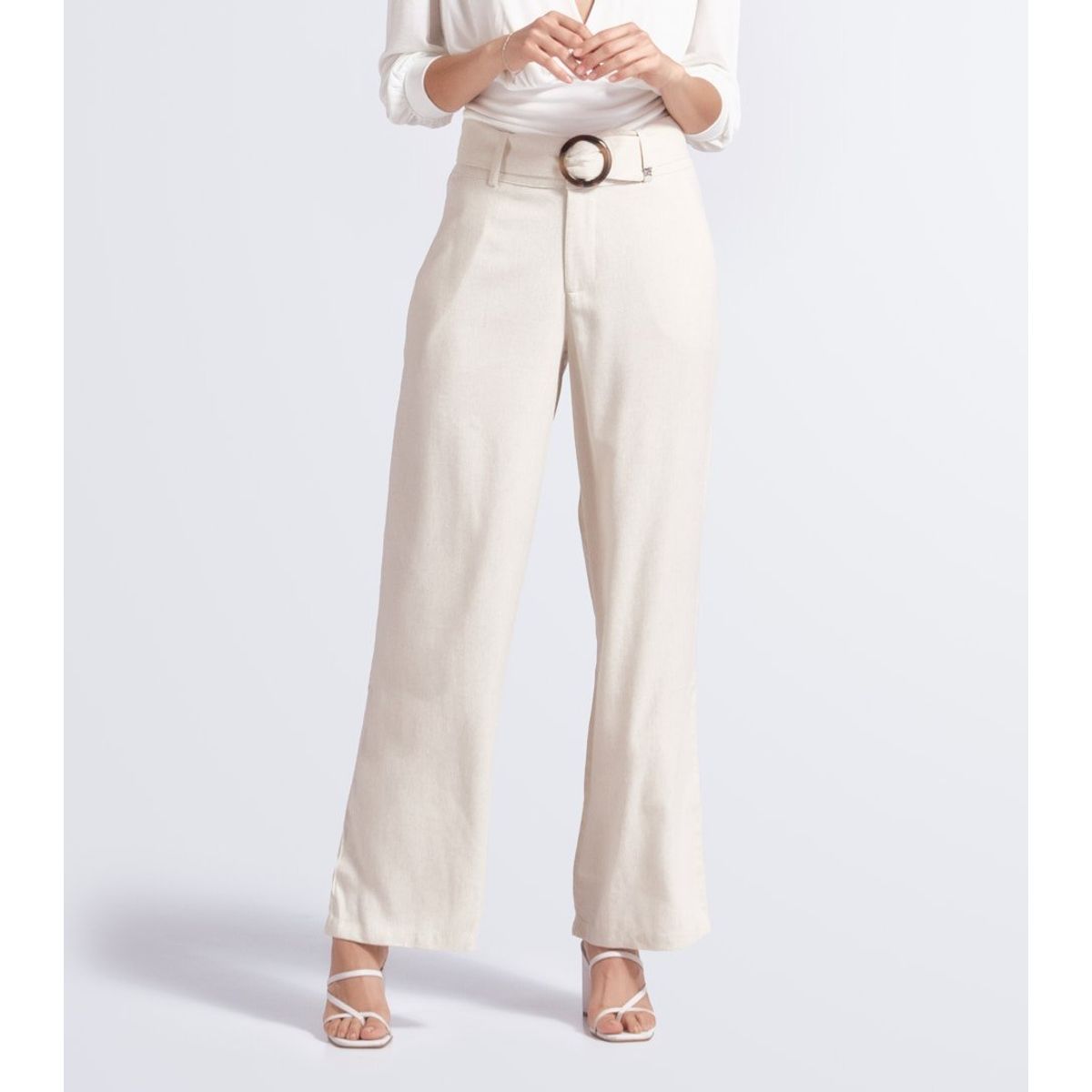 DEREK - Pantalon Para Mujer En Lino Derek.-