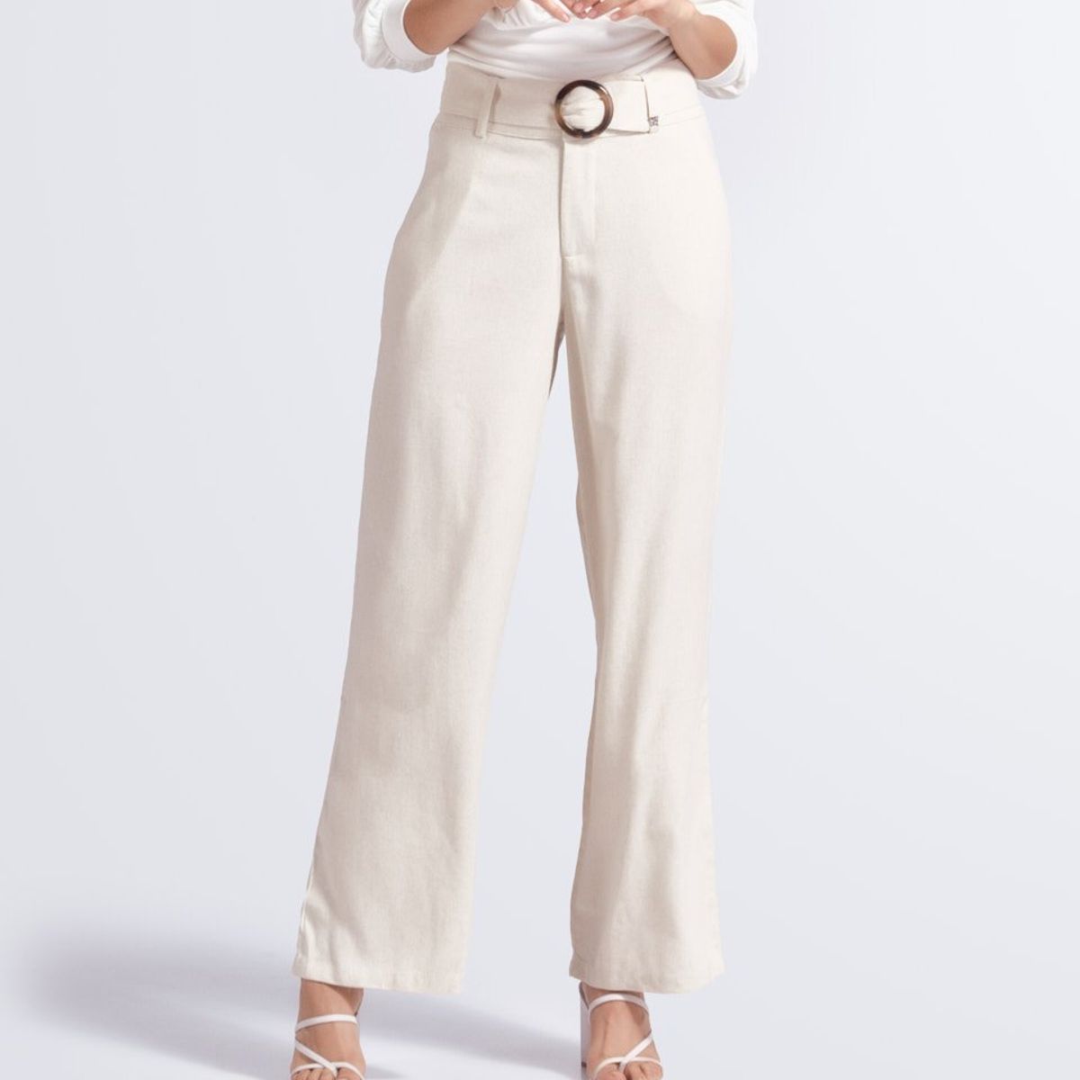 DEREK - Pantalon Para Mujer En Lino Derek.-