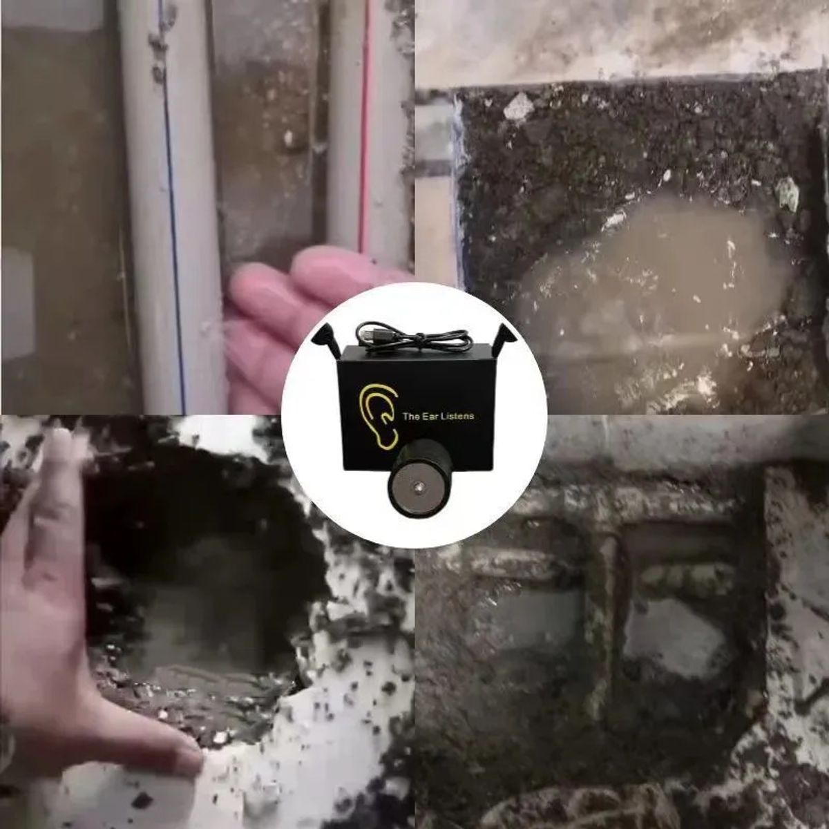 GENERICO - detector de fugas de agua liquidos microfono intramural