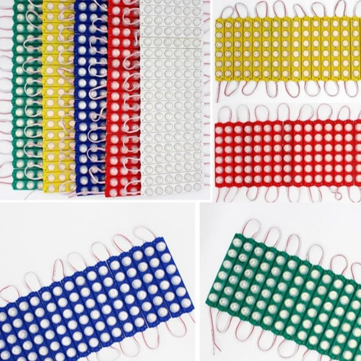 LEDMAX - MODULO LED 6 PEPAS AZUL  X 10 UNIDADES VEHICULOS Y HOGAR