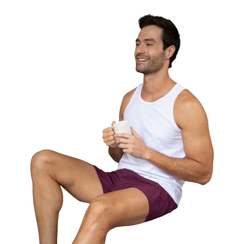 LEO - Leo Paquete x2 camisillas en algodón silueta semiajustada para hombre