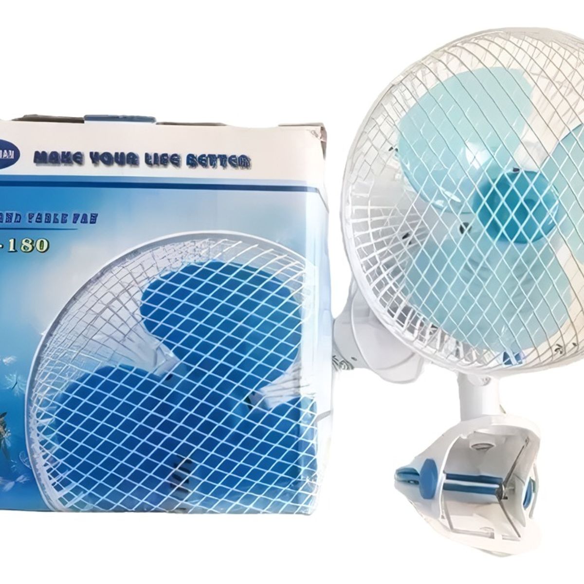 GENERICO - Ventilador Electrico Pinza Escritorio Silencioso Colgante