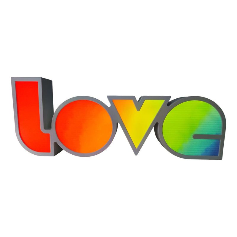 GENERICO - Lampara Letrero Luces Led Love Decorativa