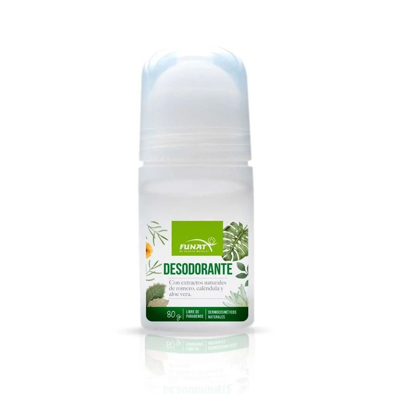 GENERICO - DESODORANTE ROLL ON 80g LABORATORIOS FUNATFrescura y protección natural durante todo el día Experimenta la combinación perfecta de caléndula romero y aloe vera en el Deso_.