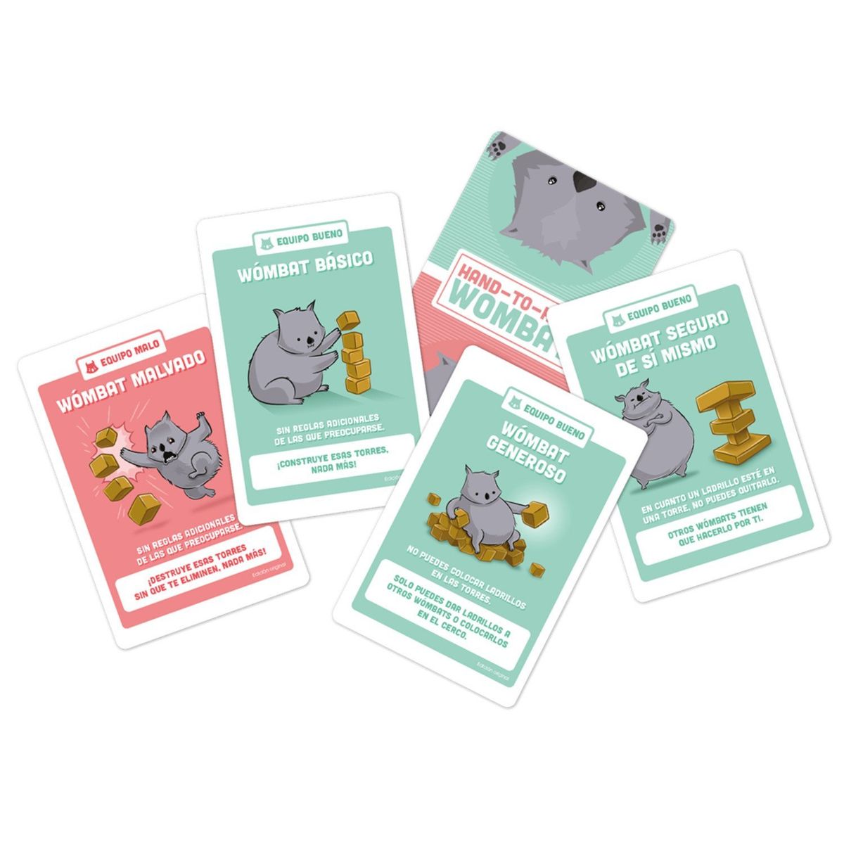 GENERICO - Hand-To-Hand Wombat Juego De Mesa Español