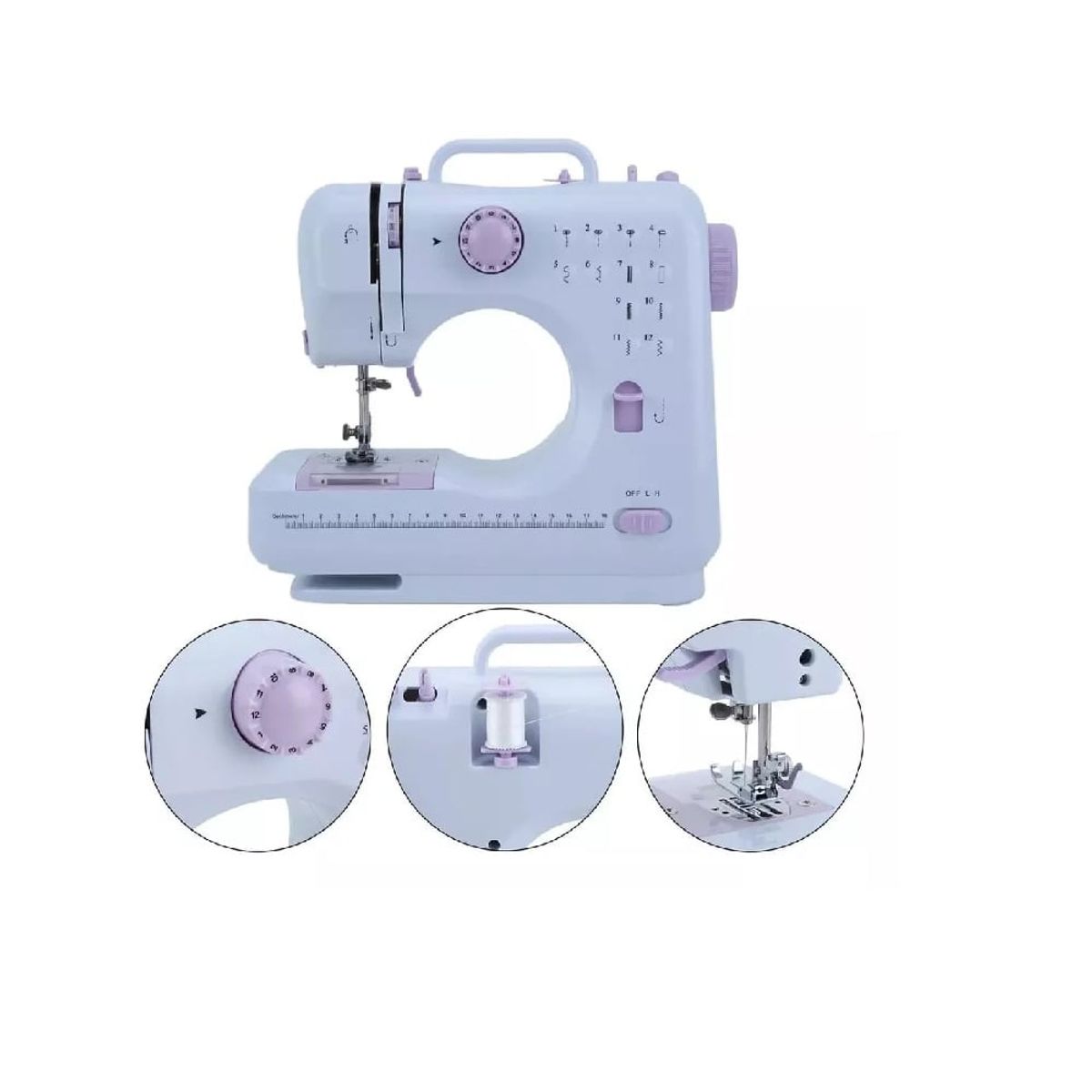 GENERICO - Mini Maquina de Coser Portátil para Hogar