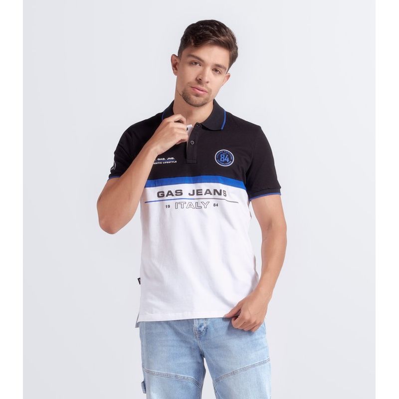 GAS EVOLUTION JEANS - Polo Para Hombre Slim Fit Gas