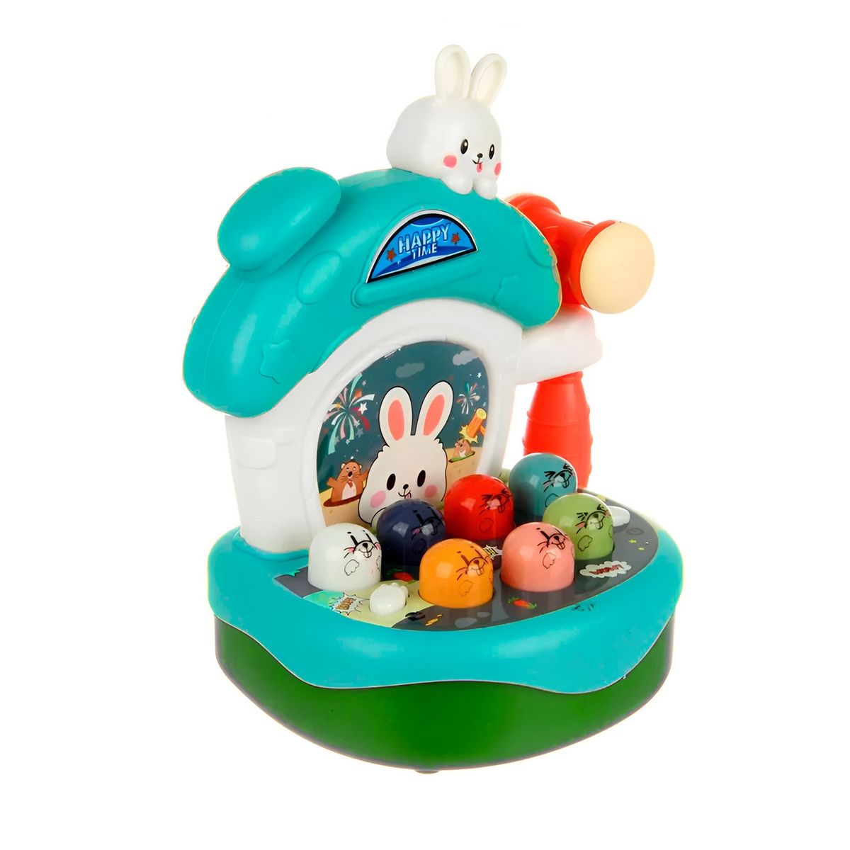 GENERICO - Juego De Mesa Golpea Al Topo Martillo Casa Conejo + Baterias