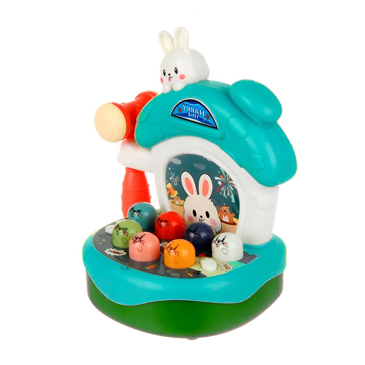 GENERICO - Juego De Mesa Golpea Al Topo Martillo Casa Conejo + Baterias